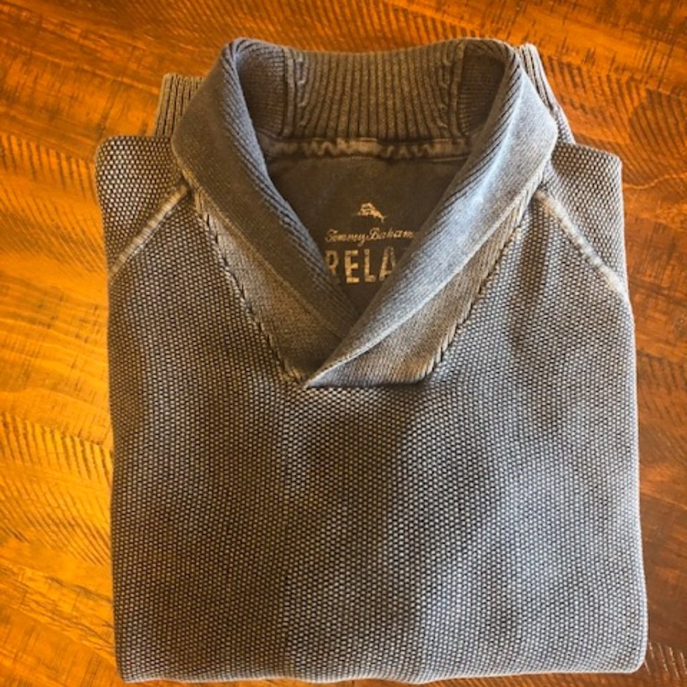 Tommy Bahama Men's shawl neck sweater